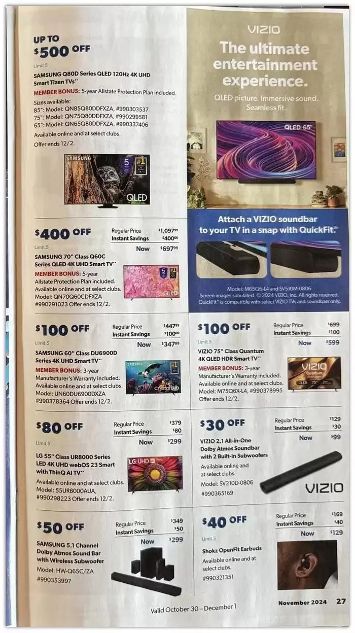 Weekly ad Current bargains and offers from October 19 to November 2 2024 - Page 11