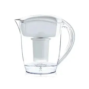 Santevia Classic Alkaline Water Filter Pitcher | Water Filtration System | Chlorine and Lead Filter | Water Purifier Pitcher | 9-Cup Home Water Filter