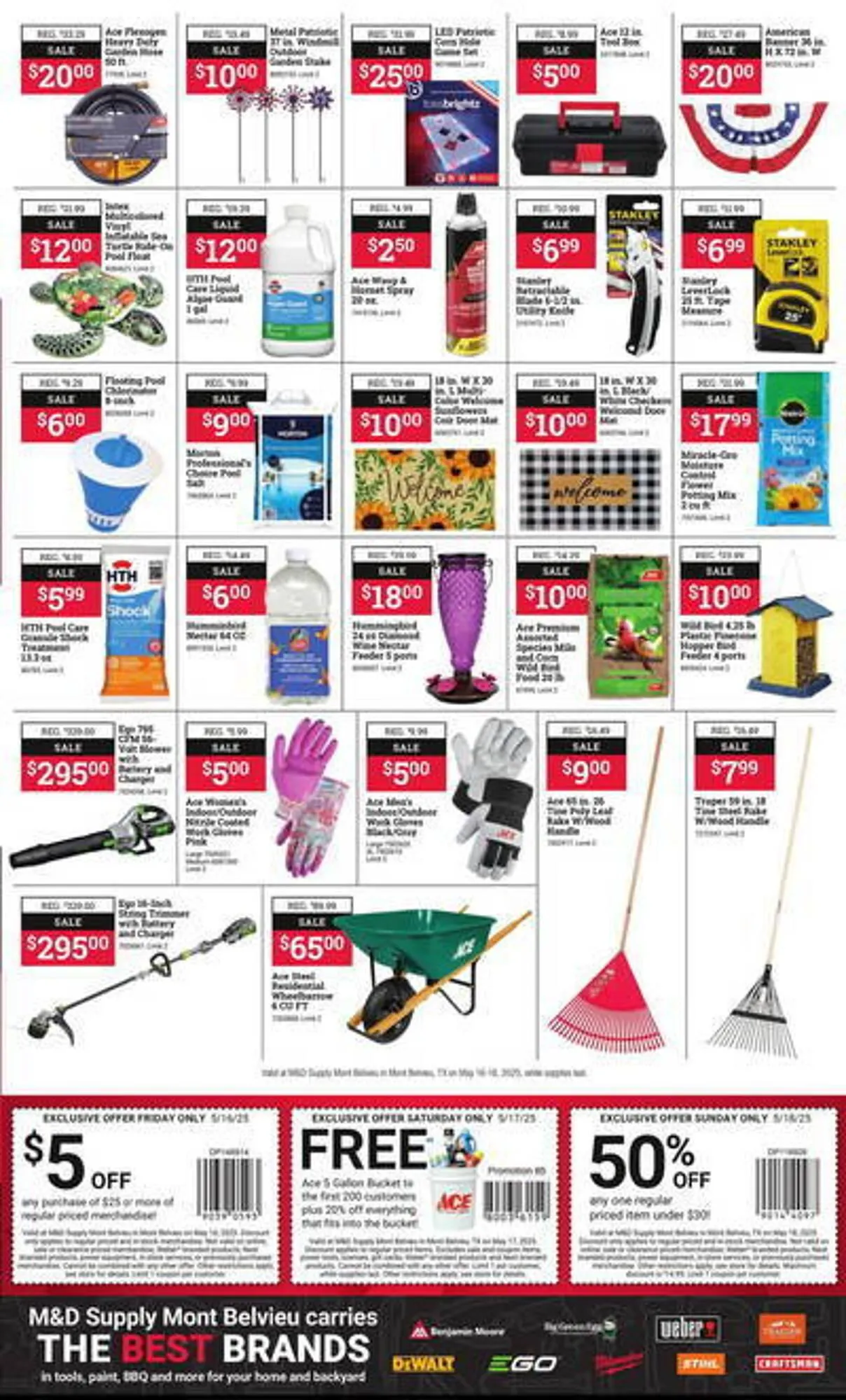 Weekly ad Ace Hardware Weekly Ad from May 16 to May 18 2025 - Page 2