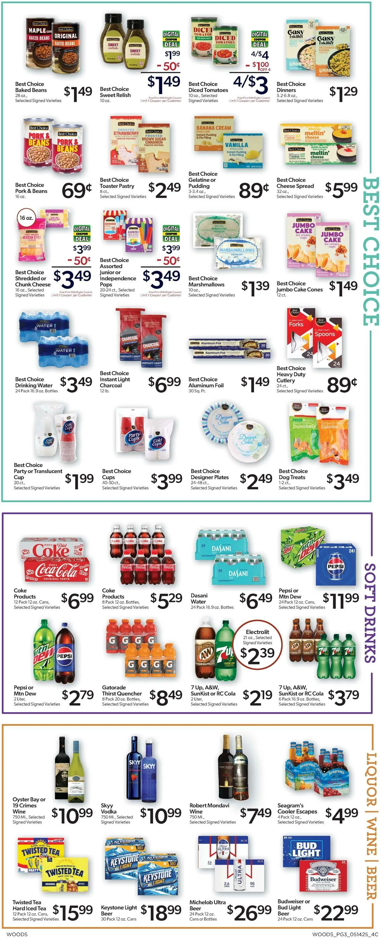 Weekly ad Woods Supermarket from May 14 to May 20 2025 - Page 3