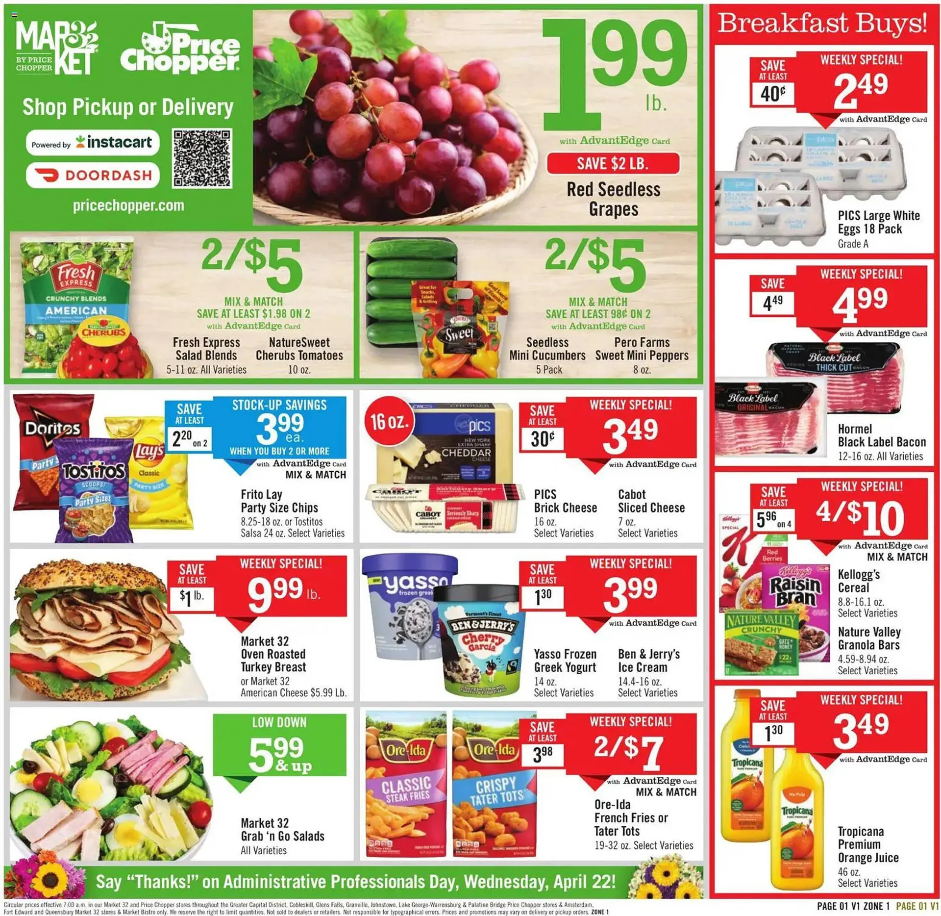 Weekly ad Price Chopper weekly ad from April 19 to April 26 2026 - Page 1