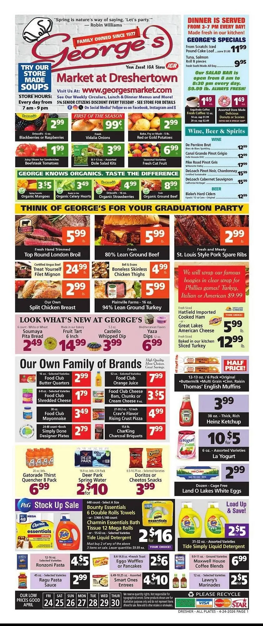 Georges Market weekly ad - 1