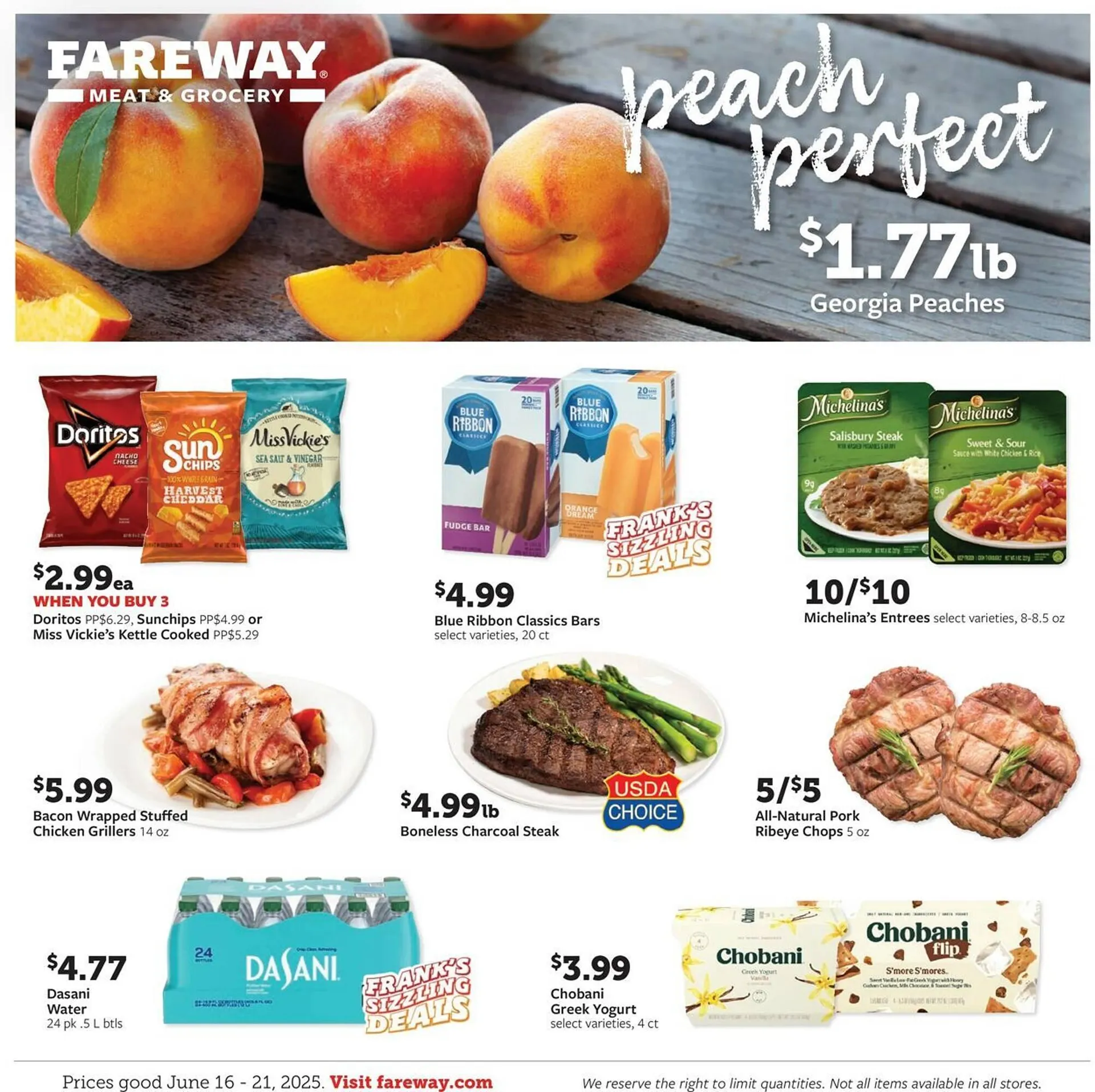 Weekly ad Fareway Weekly Ad from June 15 to June 21 2025 - Page 1