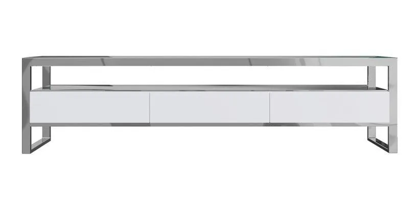 Strada TV Stand White