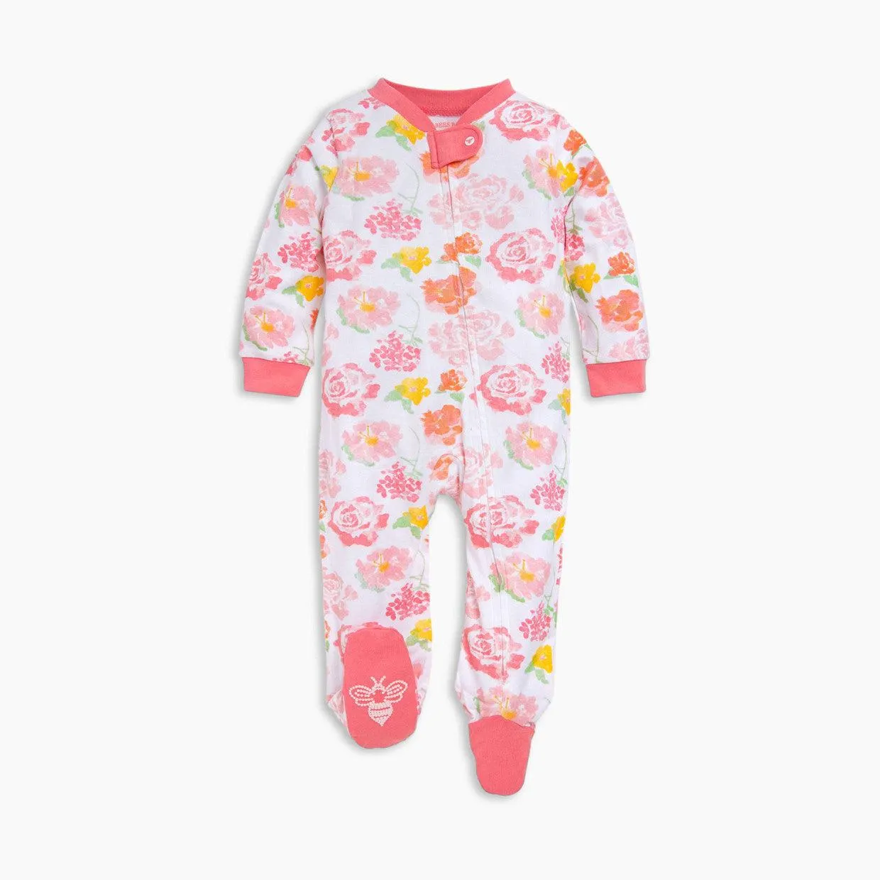 Burt's Bee Baby 100% Organic Cotton Rosy Spring Sleep & Play