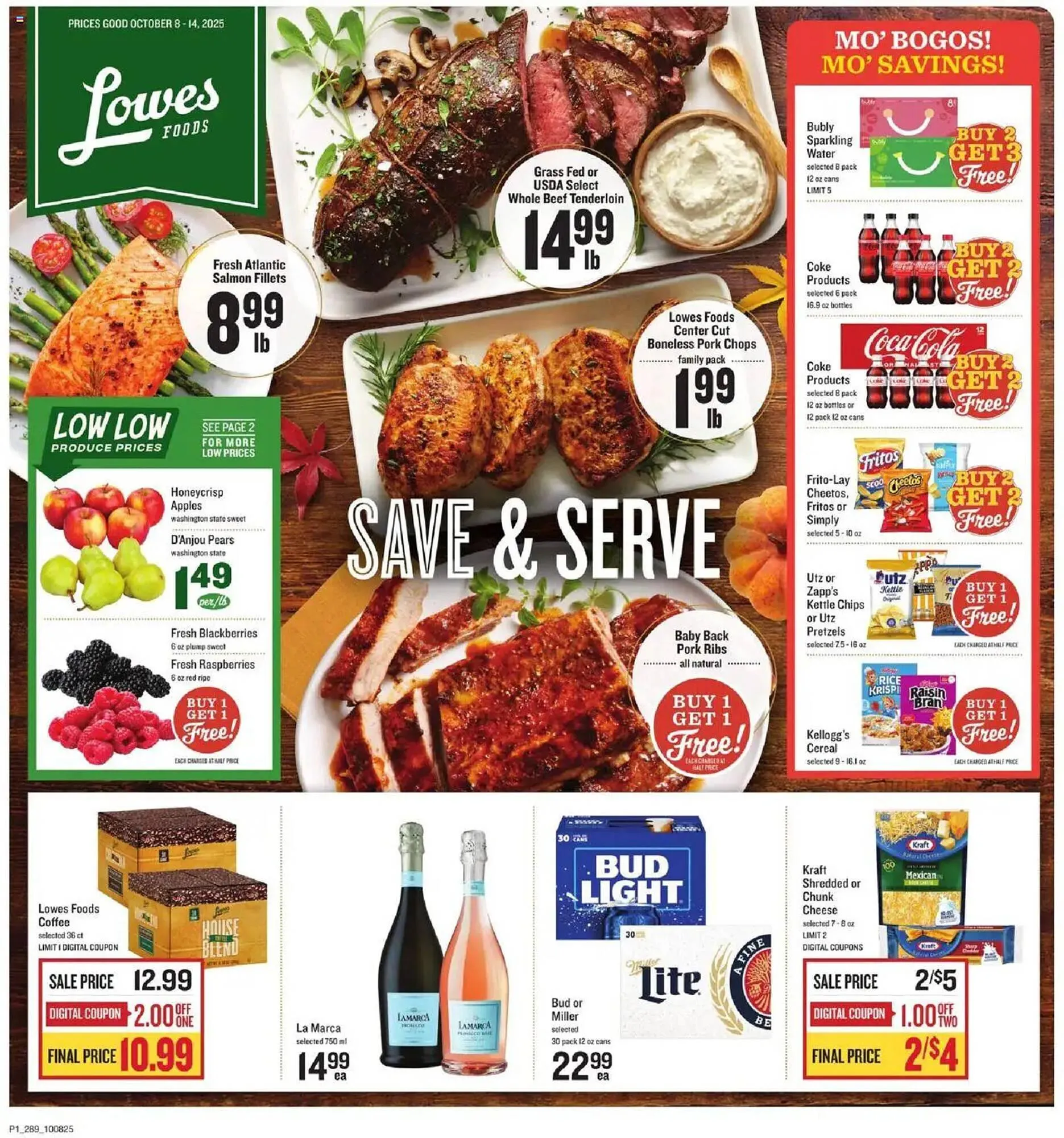 Weekly ad Lowes Foods weekly ad from October 8 to October 15 2025 - Page 1