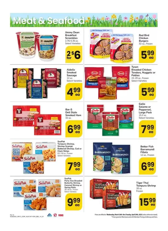 Weekly ad Albertsons - Southwest - BBS from March 26 to April 29 2025 - Page 14