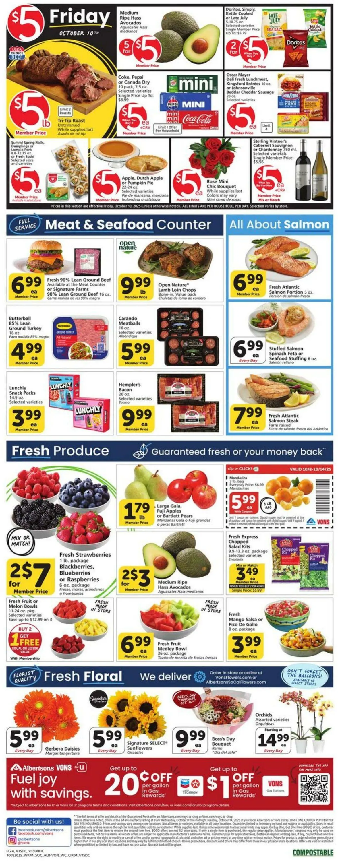 Weekly ad Vons Current weekly ad from October 8 to October 14 2025 - Page 4