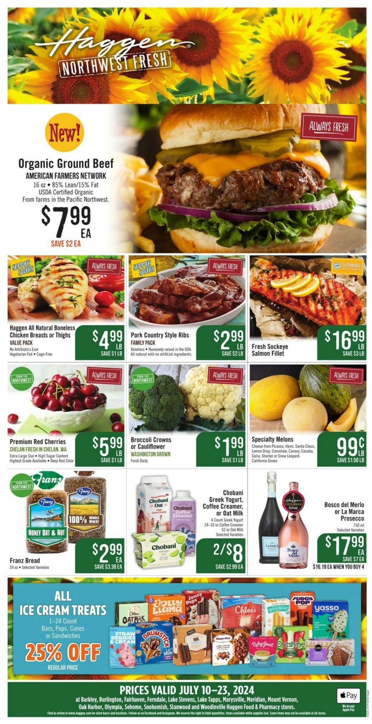 Weekly ad Haggen Current weekly ad from July 10 to July 23 2024 - Page 1