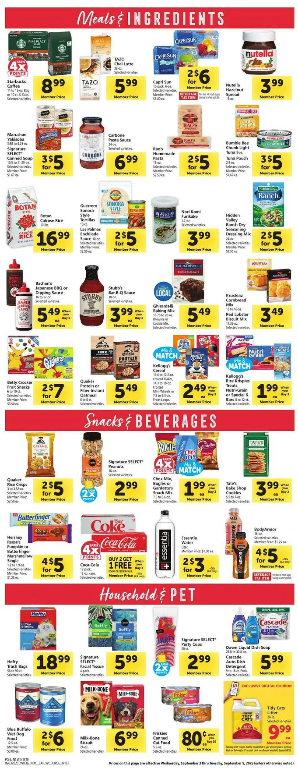 Weekly ad Safeway Current weekly ad from September 3 to September 9 2025 - Page 6