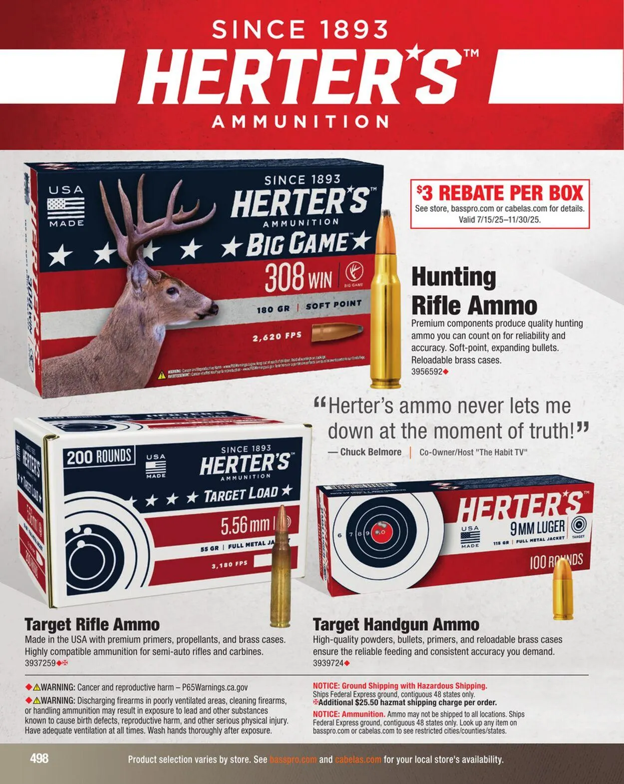 Weekly ad Bass Pro Current weekly ad from August 20 to September 3 2025 - Page 498