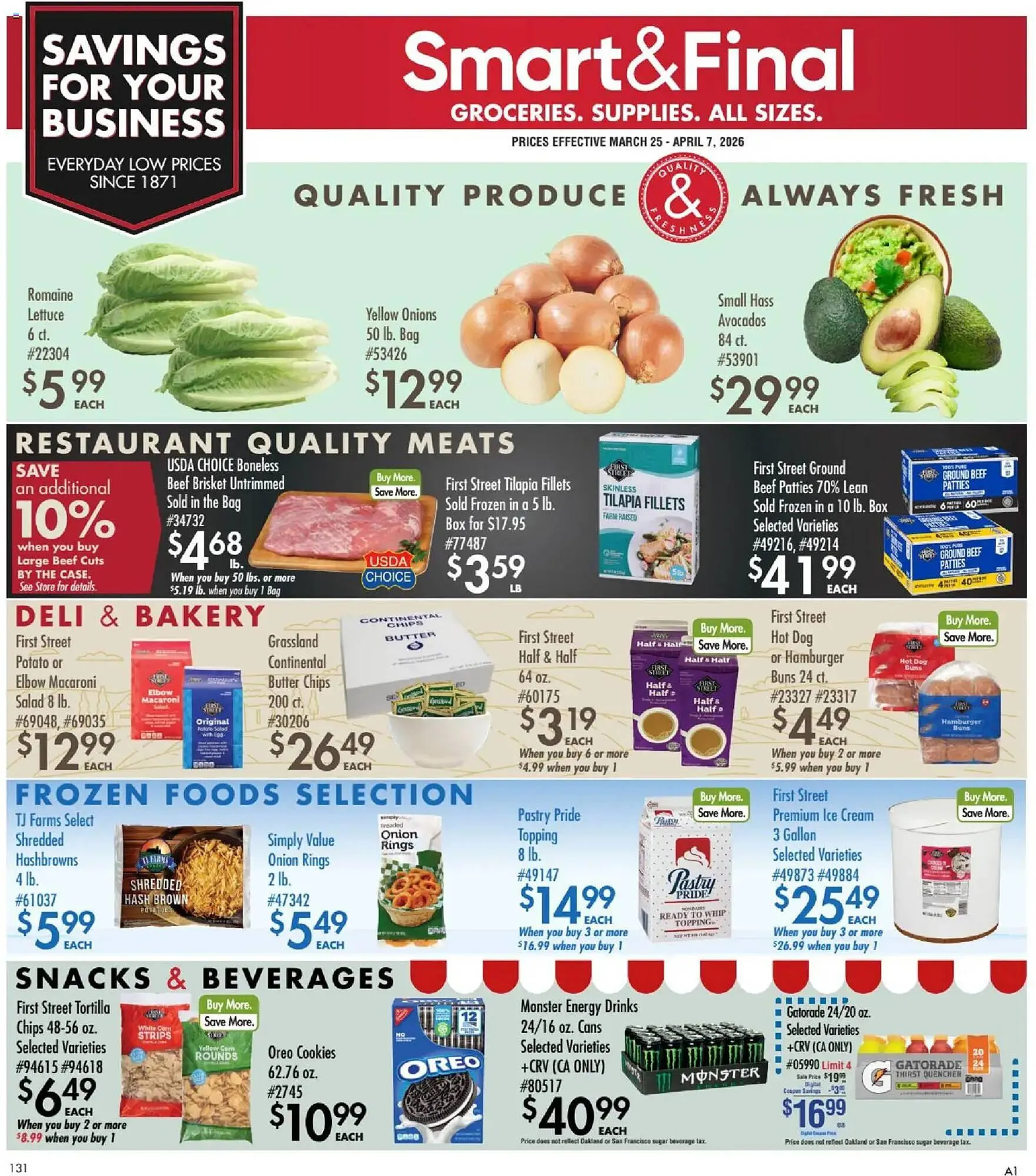 Weekly ad Smart & Final weekly ad from March 25 to April 7 2026 - Page 1