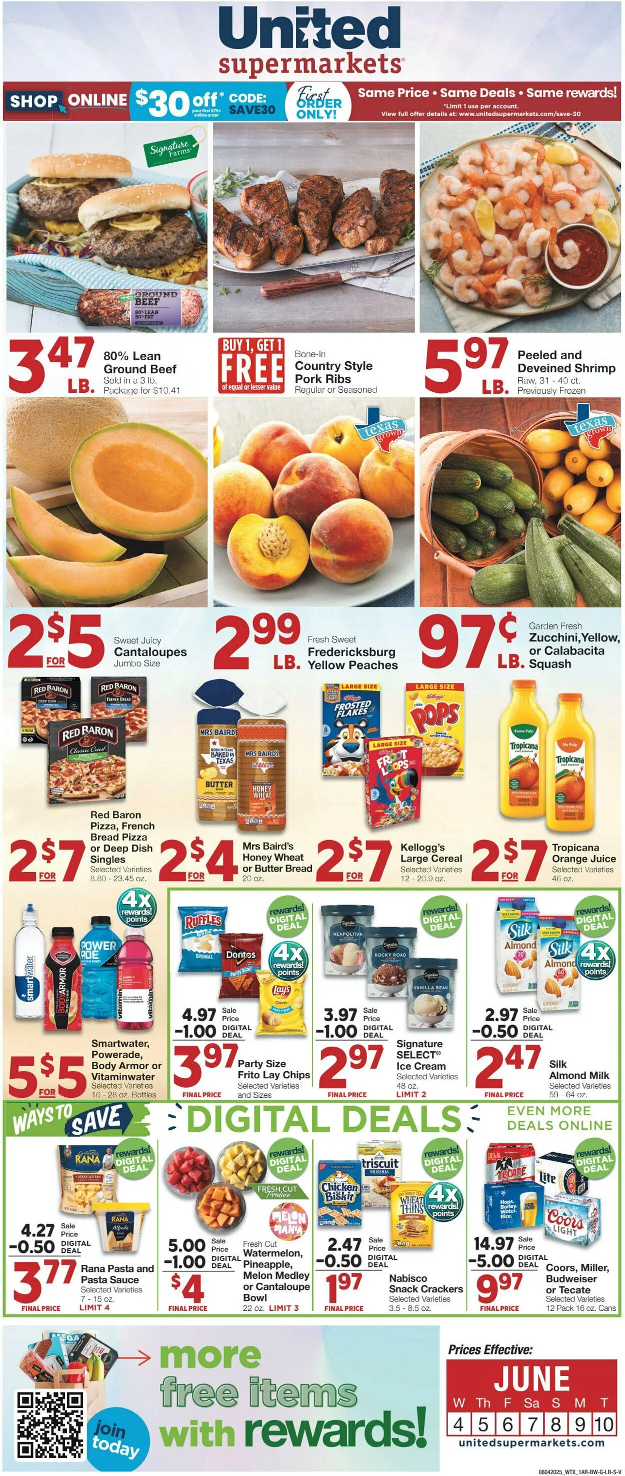 Weekly ad United Supermarkets Current weekly ad from June 3 to June 10 2025 - Page 1