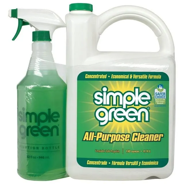 Simple Green All-Purpose Cleaner, 172 fl. oz., Spray Bottle + Refill