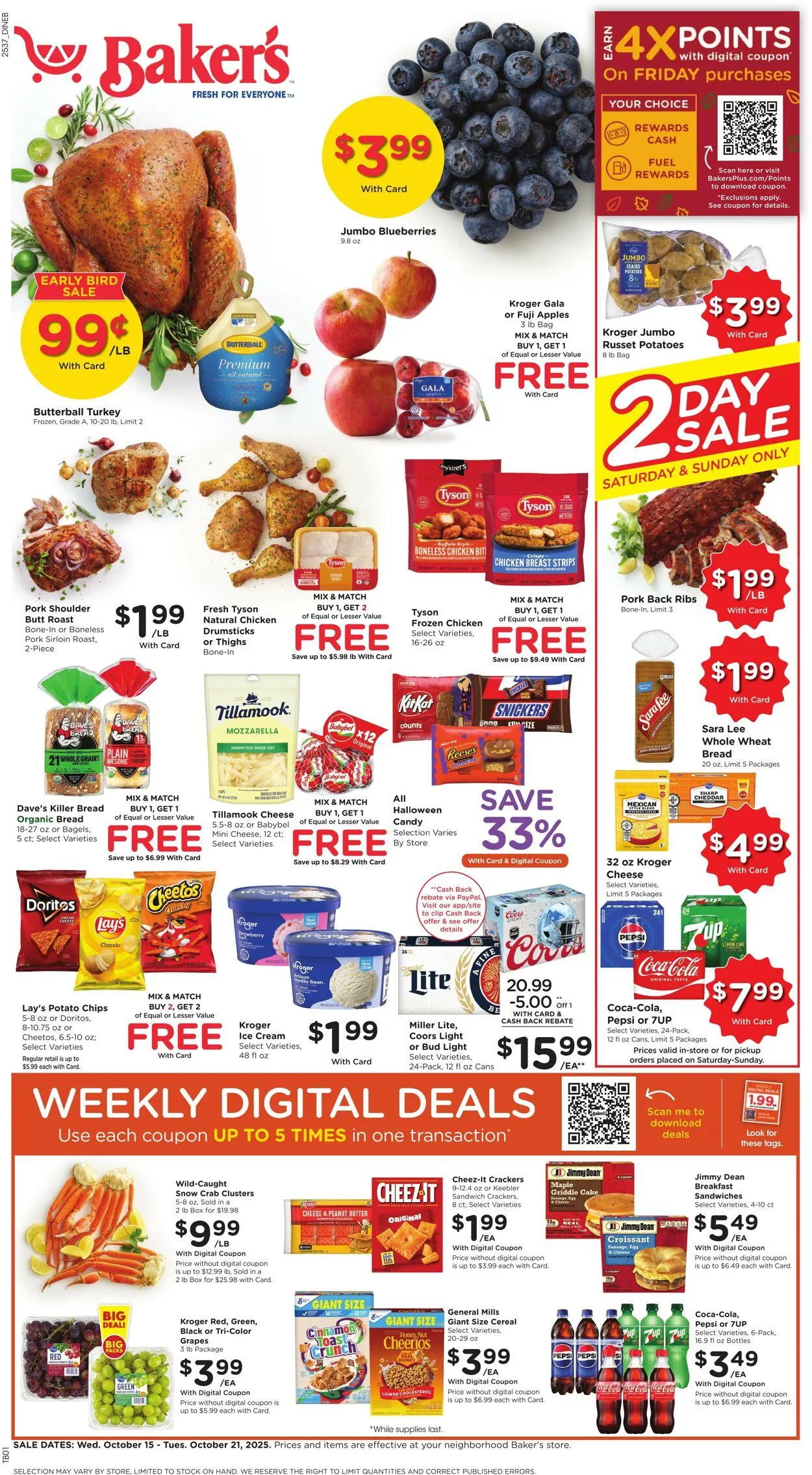 Weekly ad Baker's from October 15 to October 21 2025 - Page 1