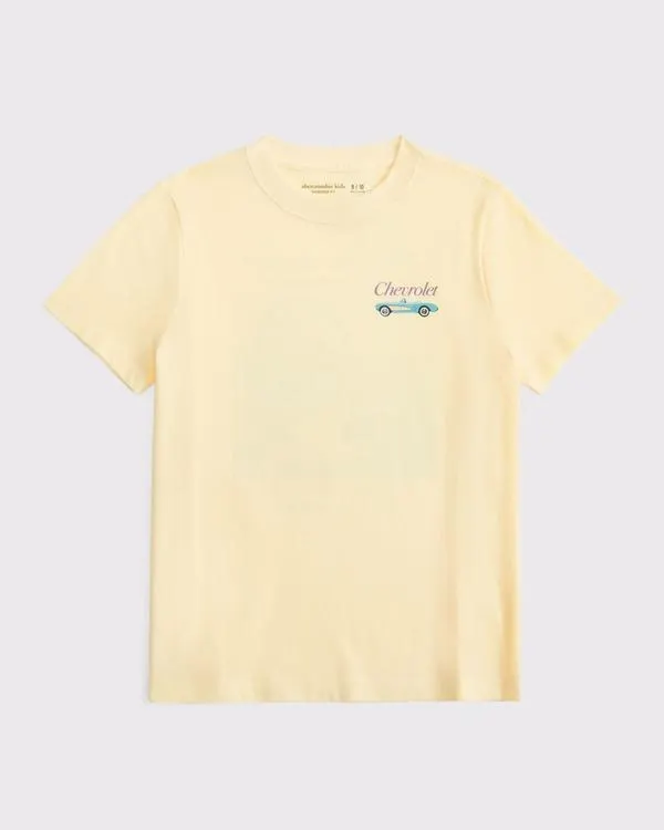 oversized chevrolet graphic tee