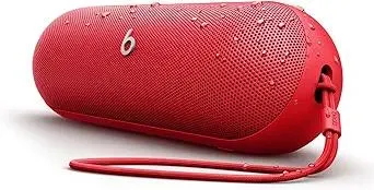 Beats Pill - Portable Bluetooth Speaker - Up to 24H Battery Life, Water Resistant, Bluetooth, Apple & Android Compatible, Seriously Loud Sound for Home, Outdoor and Travel – Statement Red
