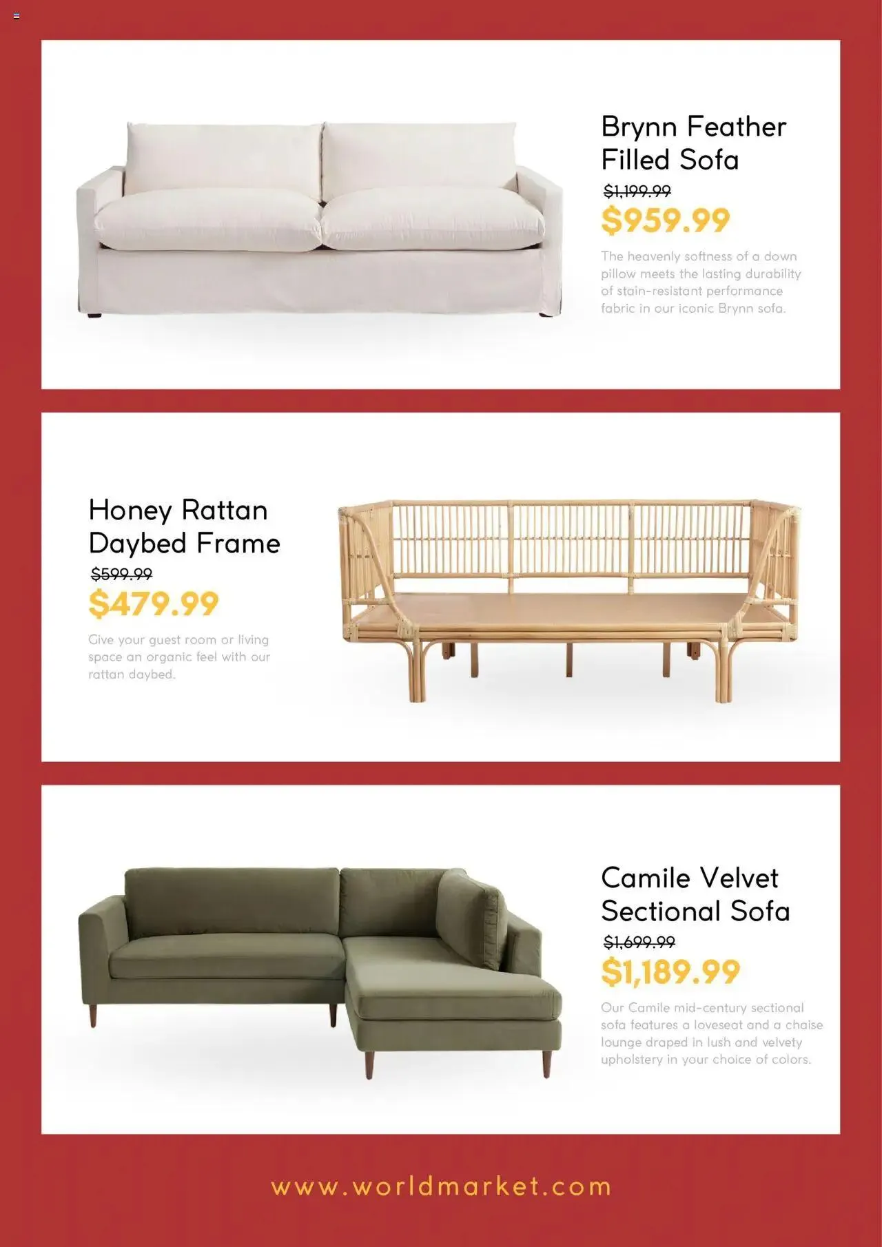 Weekly ad World Market Weekly Ad from July 11 to December 31 2024 - Page 4