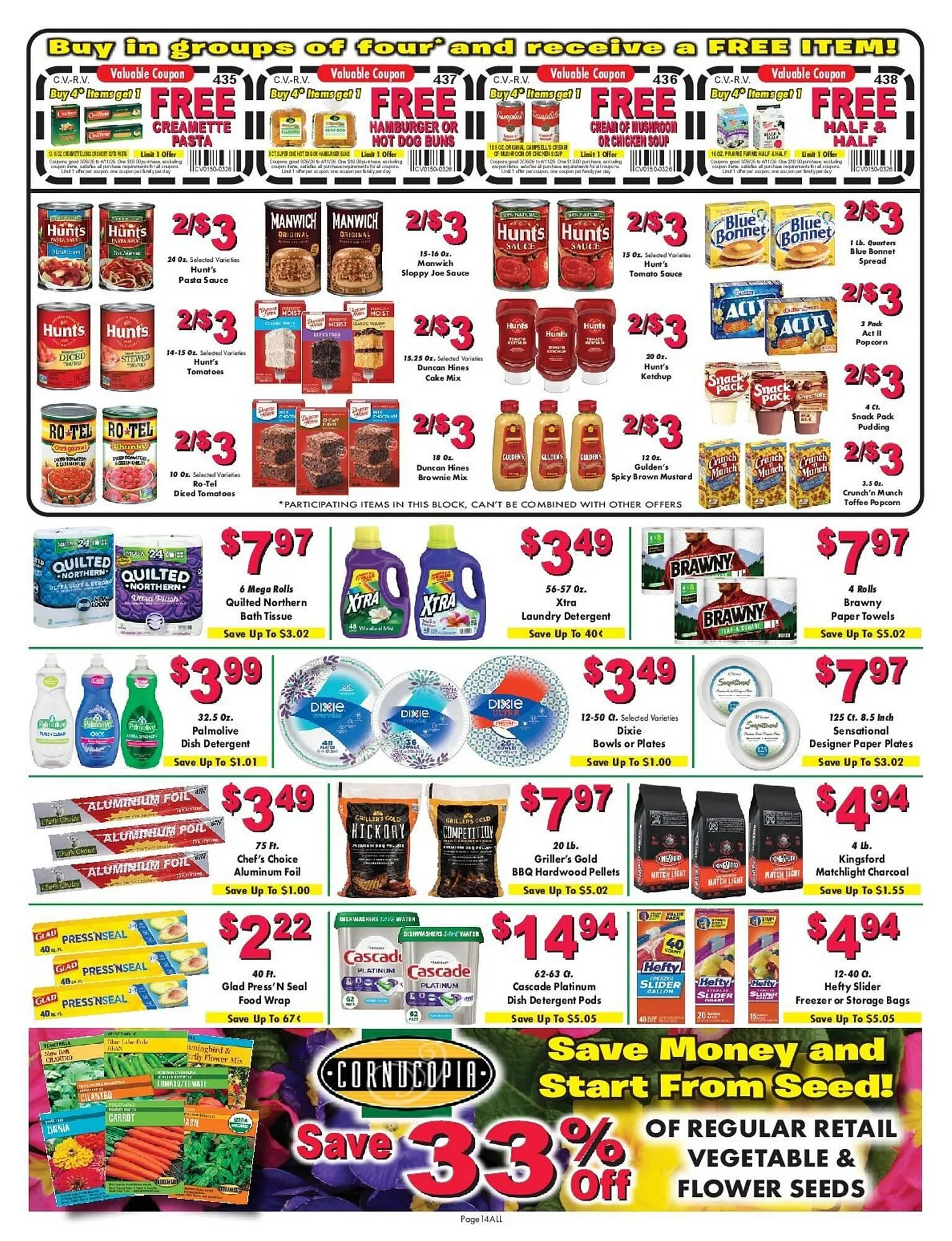 Weekly ad Miners County Market weekly ad from March 26 to April 11 2026 - Page 14