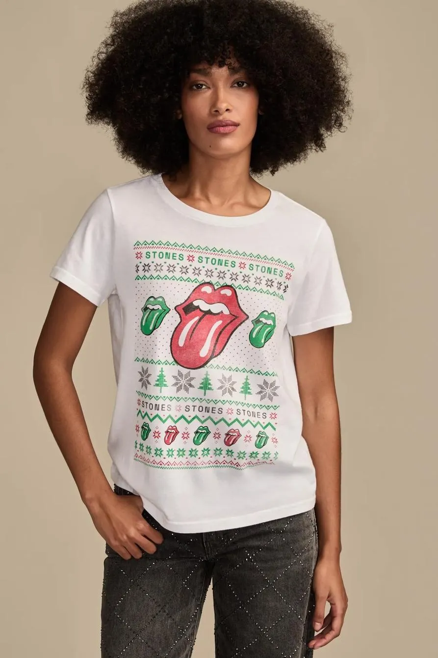 rolling stones fair isle classic crew