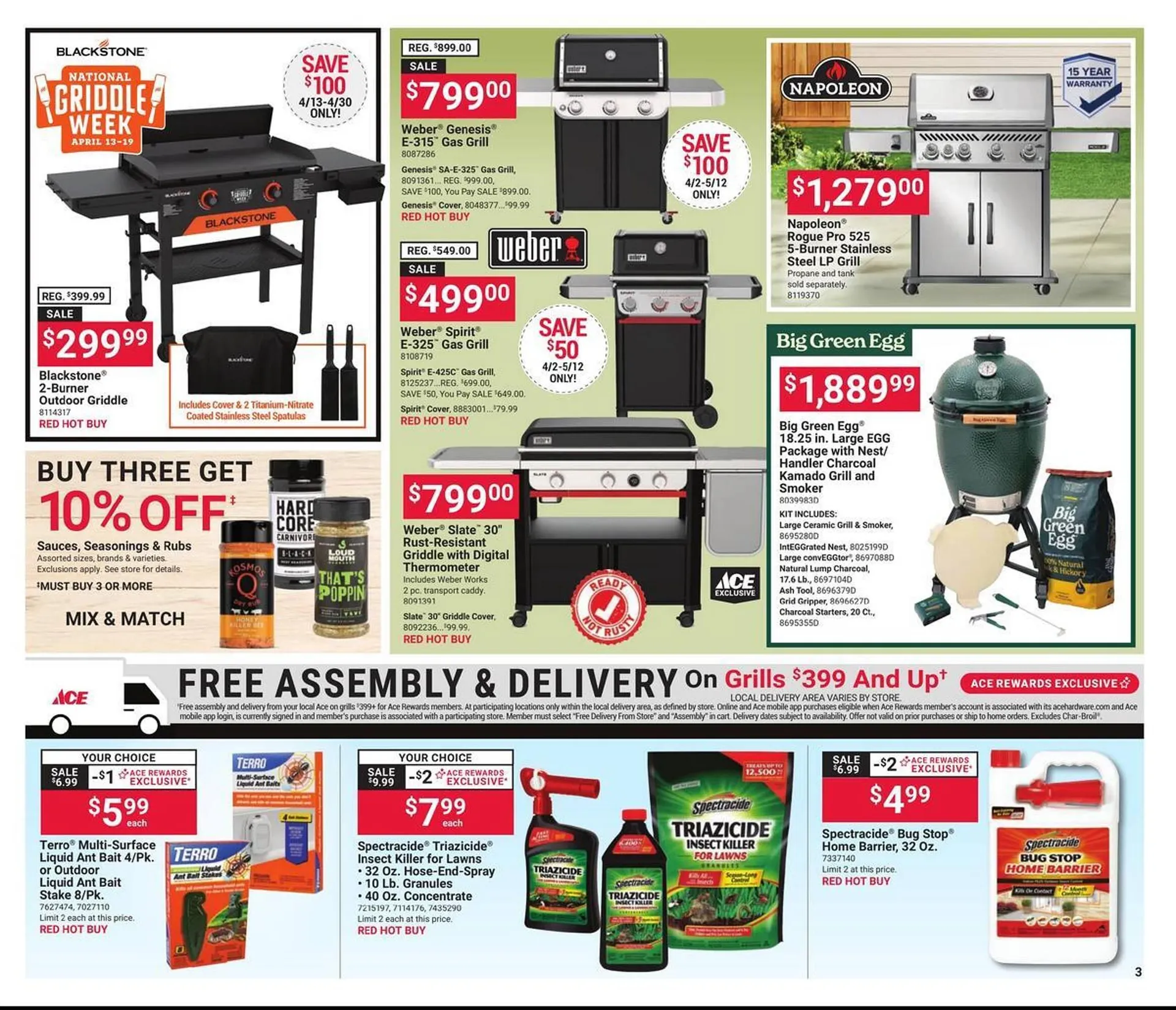 Weekly ad Ace Hardware flyer from April 1 to April 28 2026 - Page 3