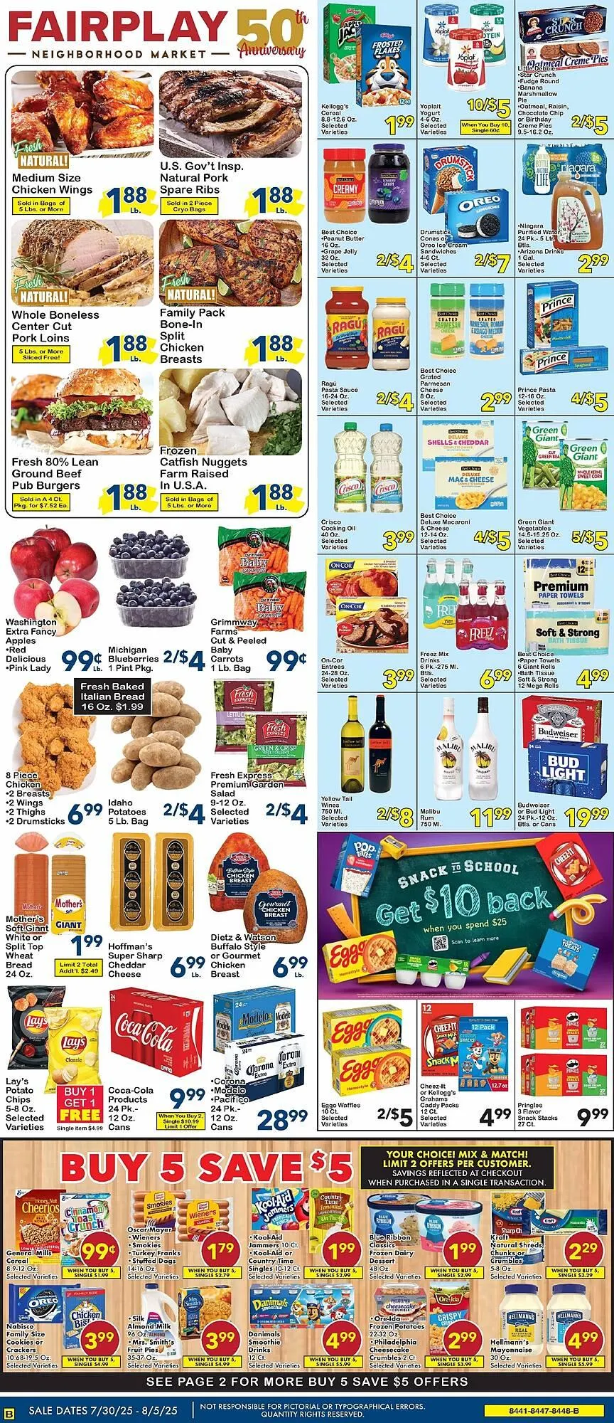Weekly ad Fairplay Weekly Ad from July 30 to August 8 2025 - Page 1
