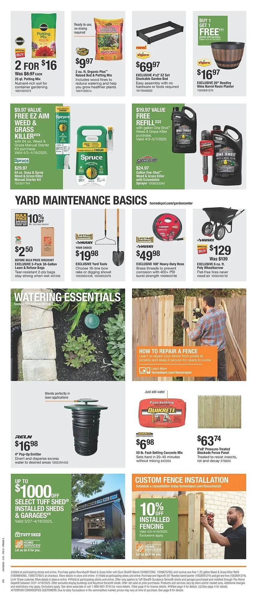 Weekly ad The Home Depot Weekly Ad from March 31 to April 7 2025 - Page 3