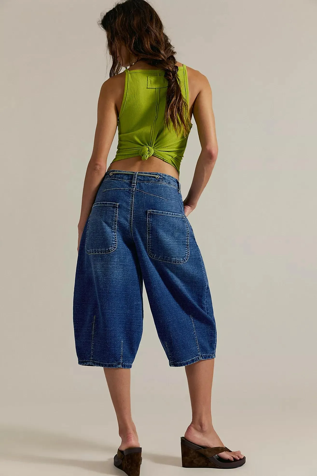 We The Free Amada Crop Barrel Jeans
