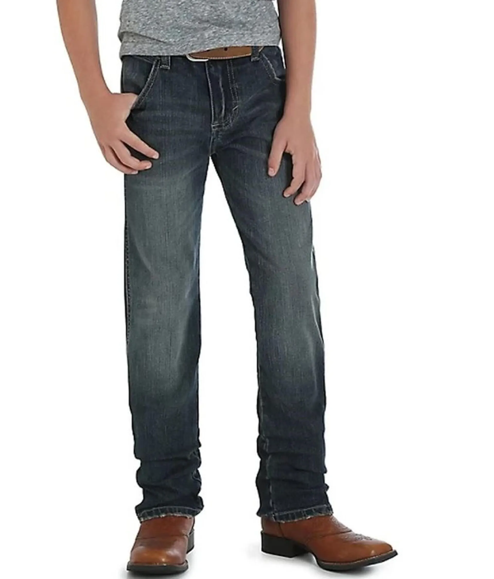 Wrangler Boys Retro Slim Straight Jeans - Jerome