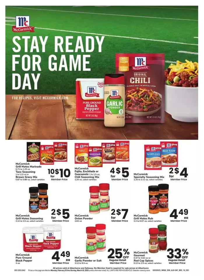 Weekly ad Albertsons - Denver - BBS from February 3 to March 2 2025 - Page 8