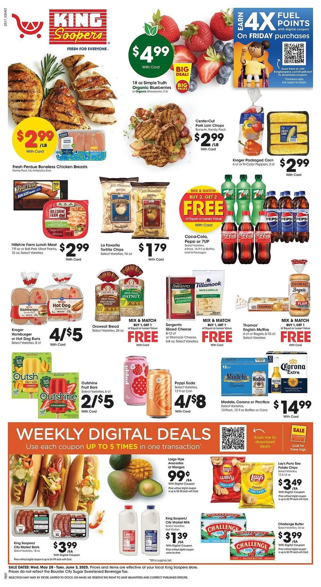 Weekly ad King Soopers Weekly Ad from May 28 to June 3 2025 - Page 1