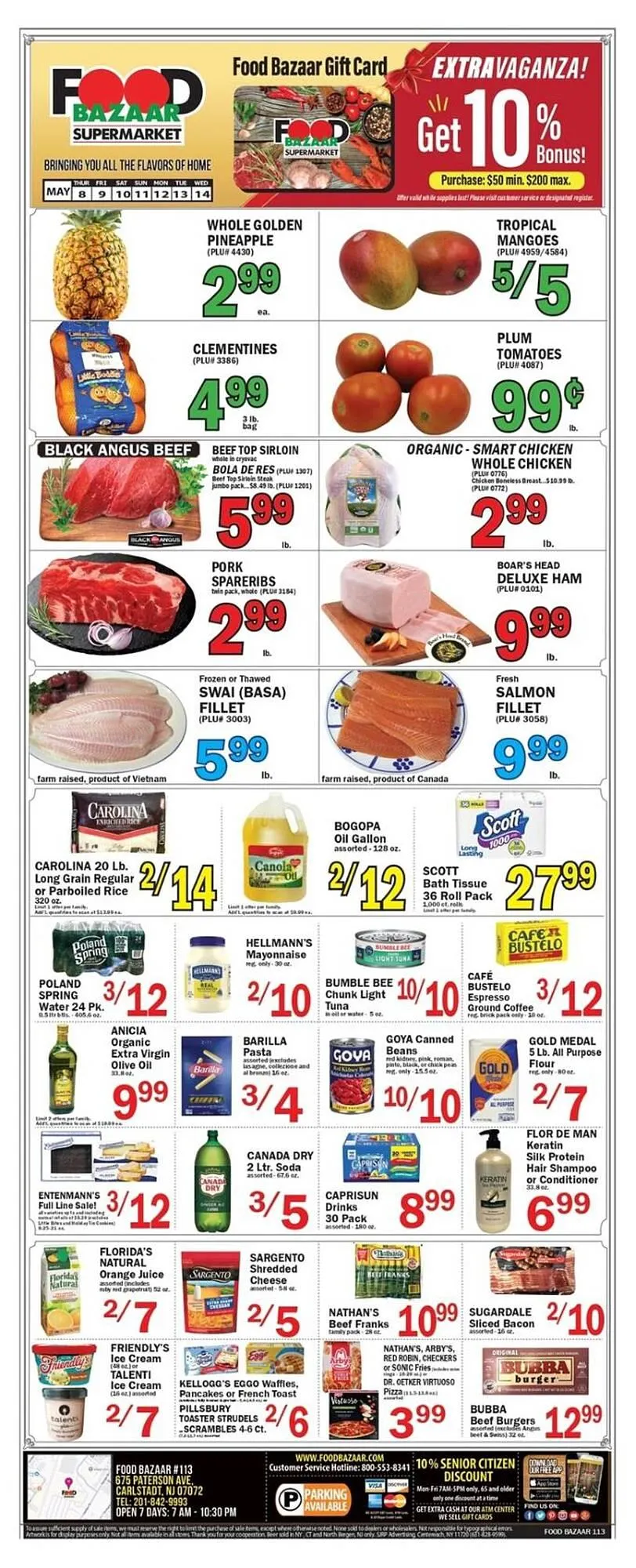 Weekly ad Food Bazaar Weekly Ad from May 8 to May 14 2025 - Page 1