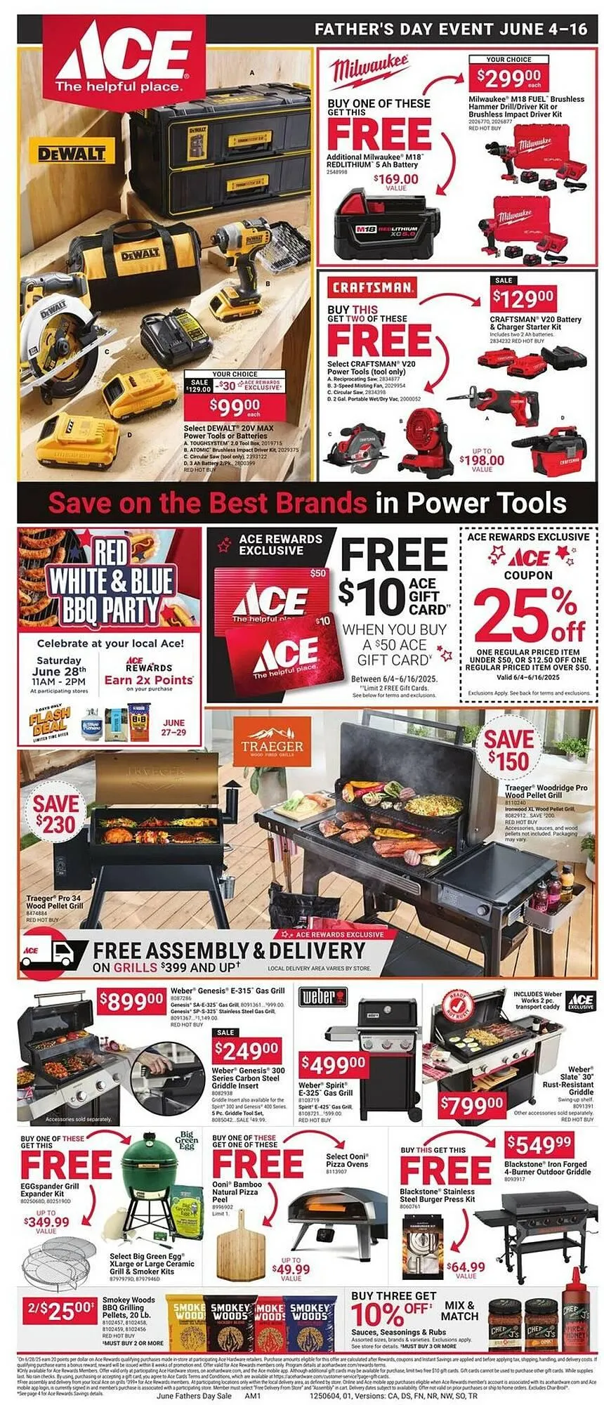 Weekly ad Ace Hardware Weekly Ad from June 4 to June 16 2025 - Page 1