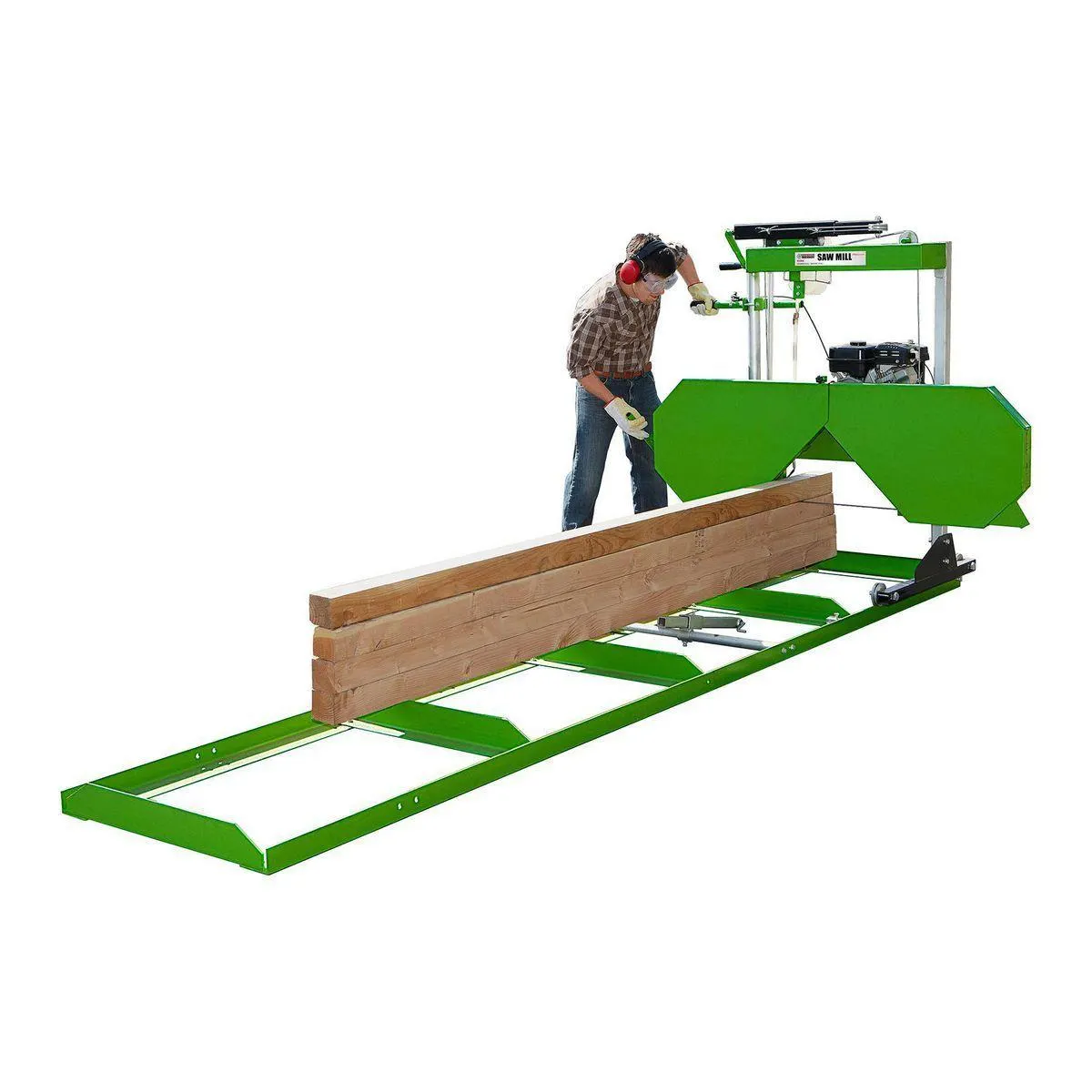 CENTRAL MACHINERY Saw Mill with 301cc Gas Engine