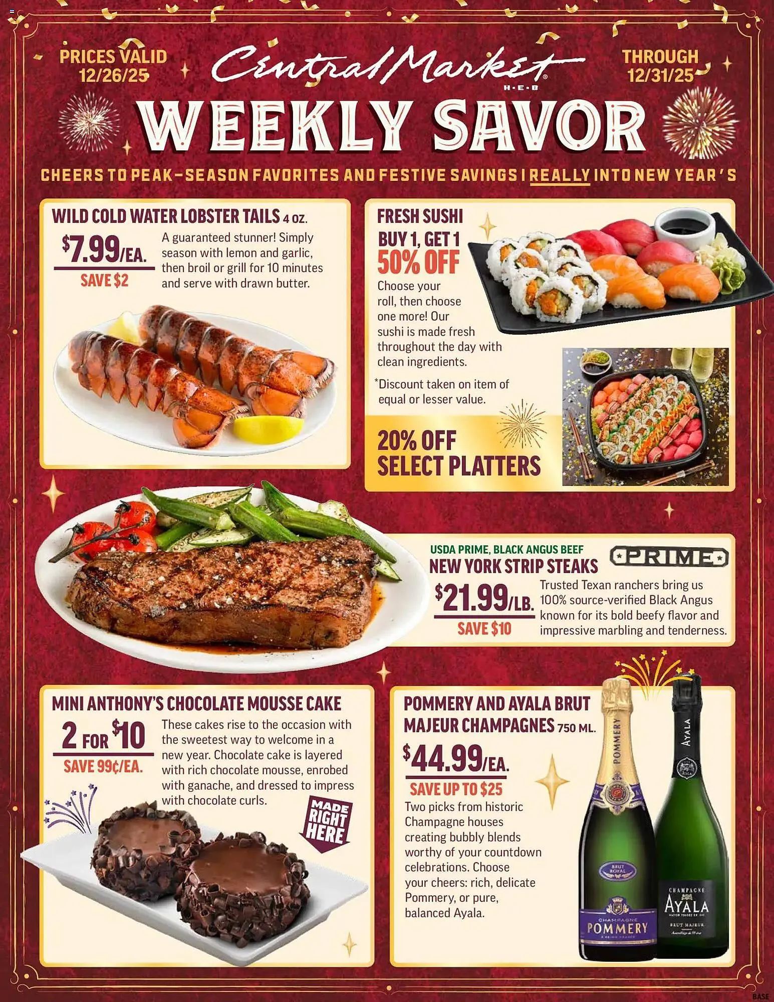 Weekly ad Central Market weekly ad from December 26 to January 1 2026 - Page 1