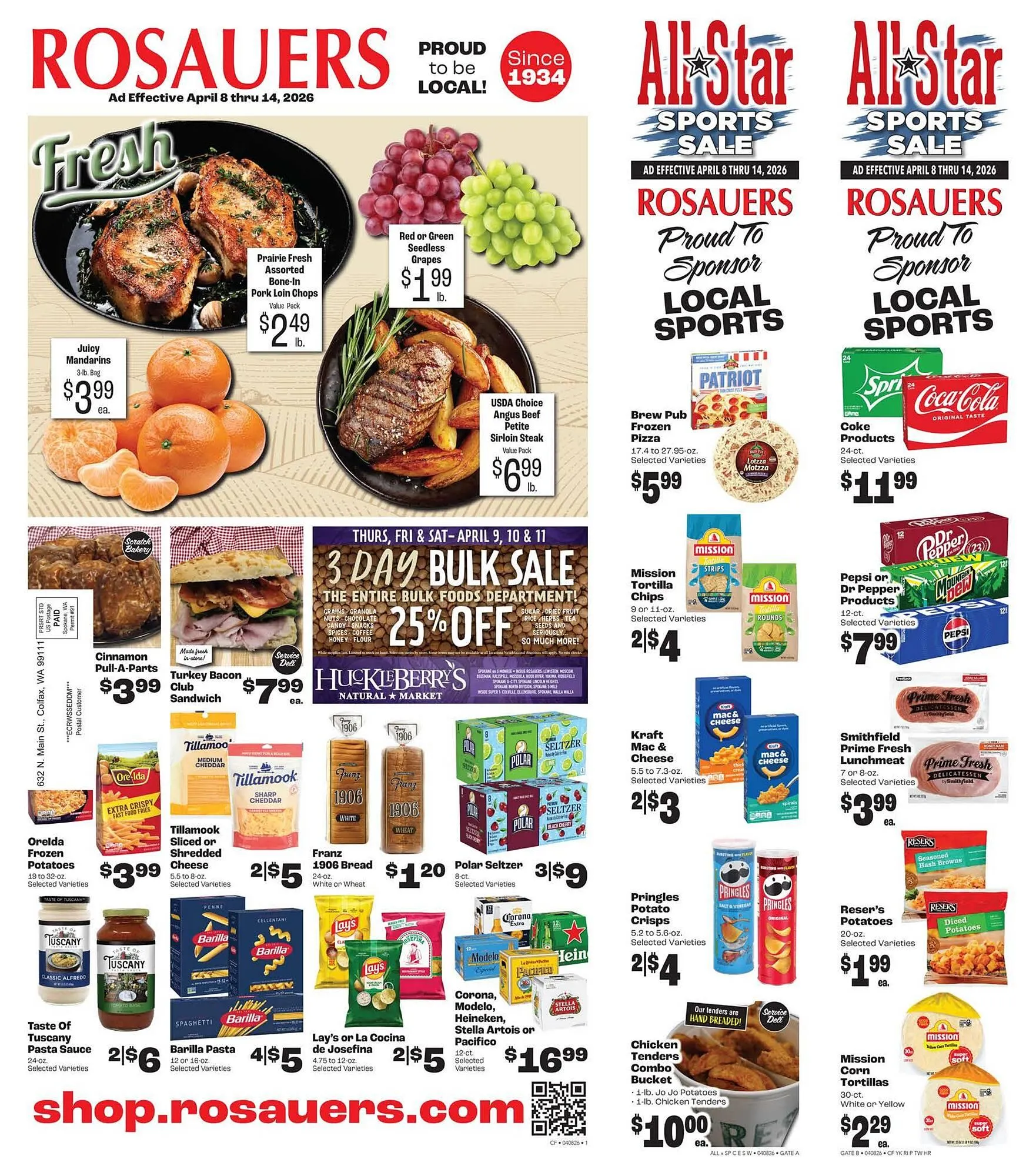 Weekly ad Rosauers weekly ad from April 8 to April 14 2026 - Page 1