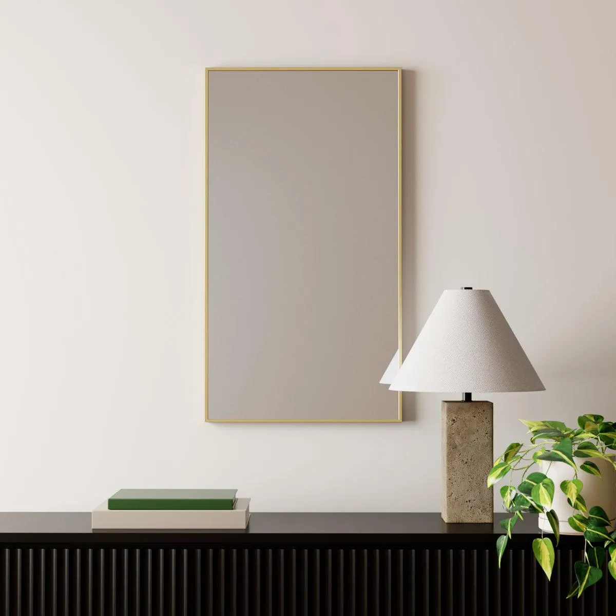 Sabine Metal Rectangle Wall Mirror