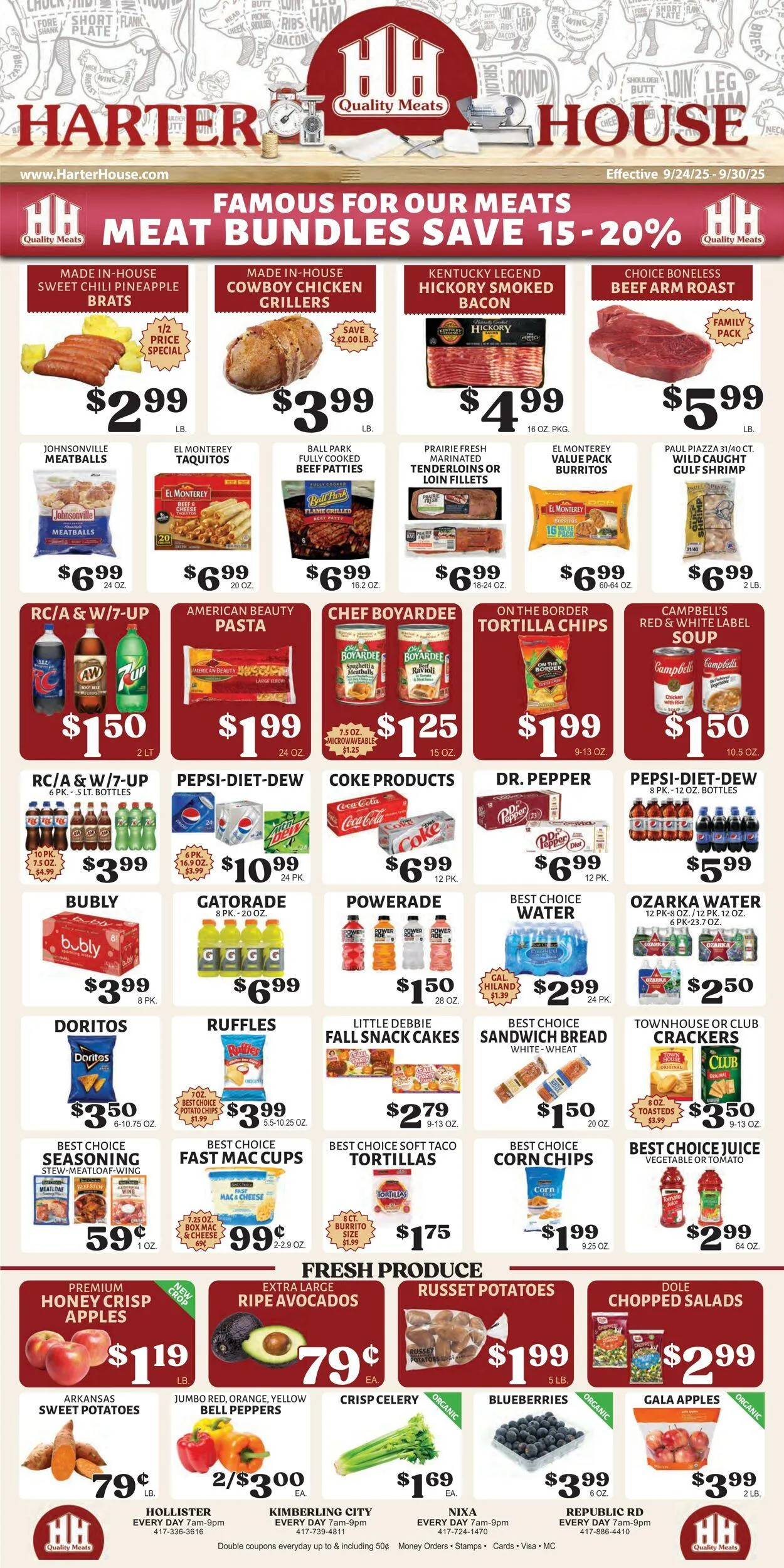 Weekly ad Harter House - Nixa from September 24 to September 30 2025 - Page 1