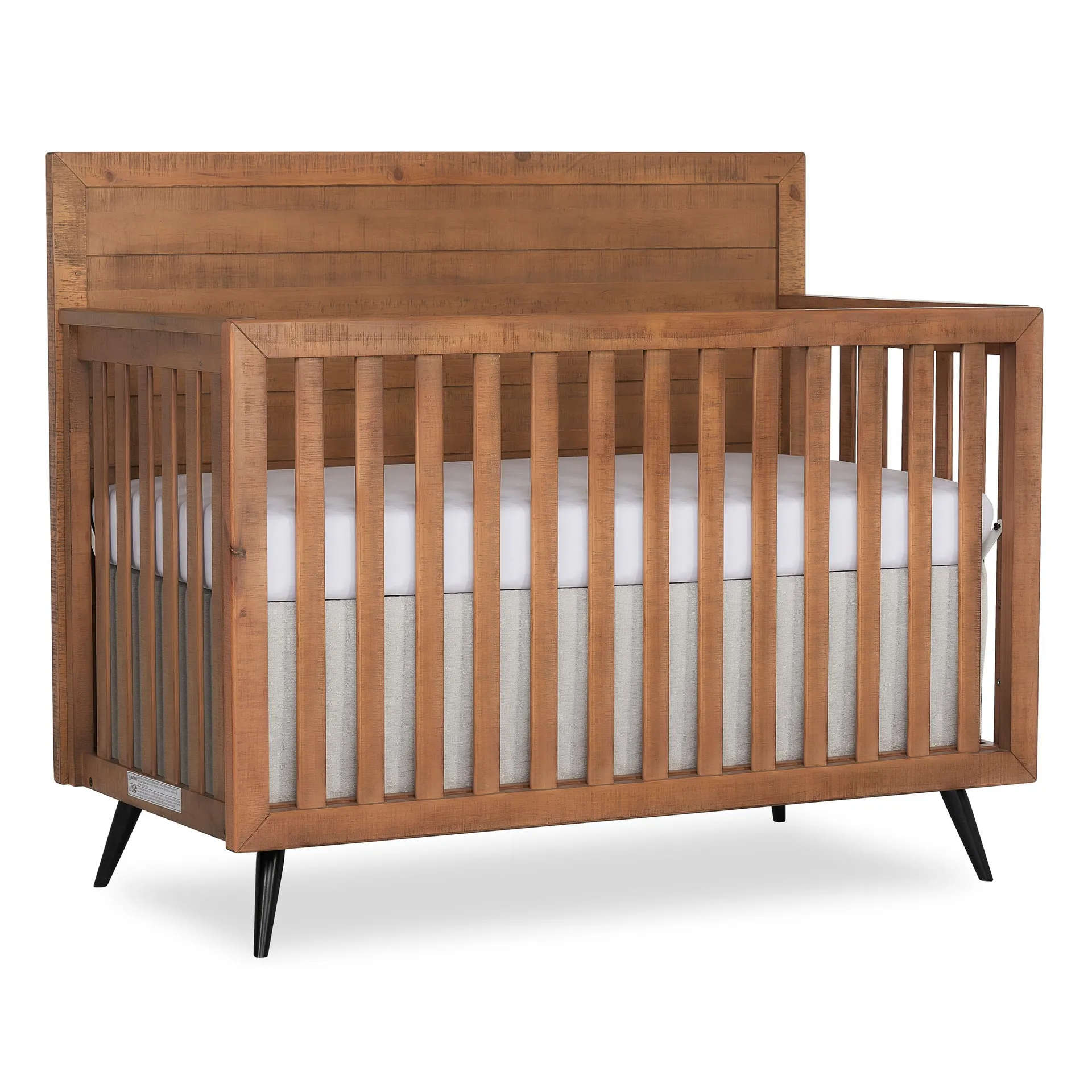 Evolur Stilnovo Mid Century 4-In-1 Convertible Crib