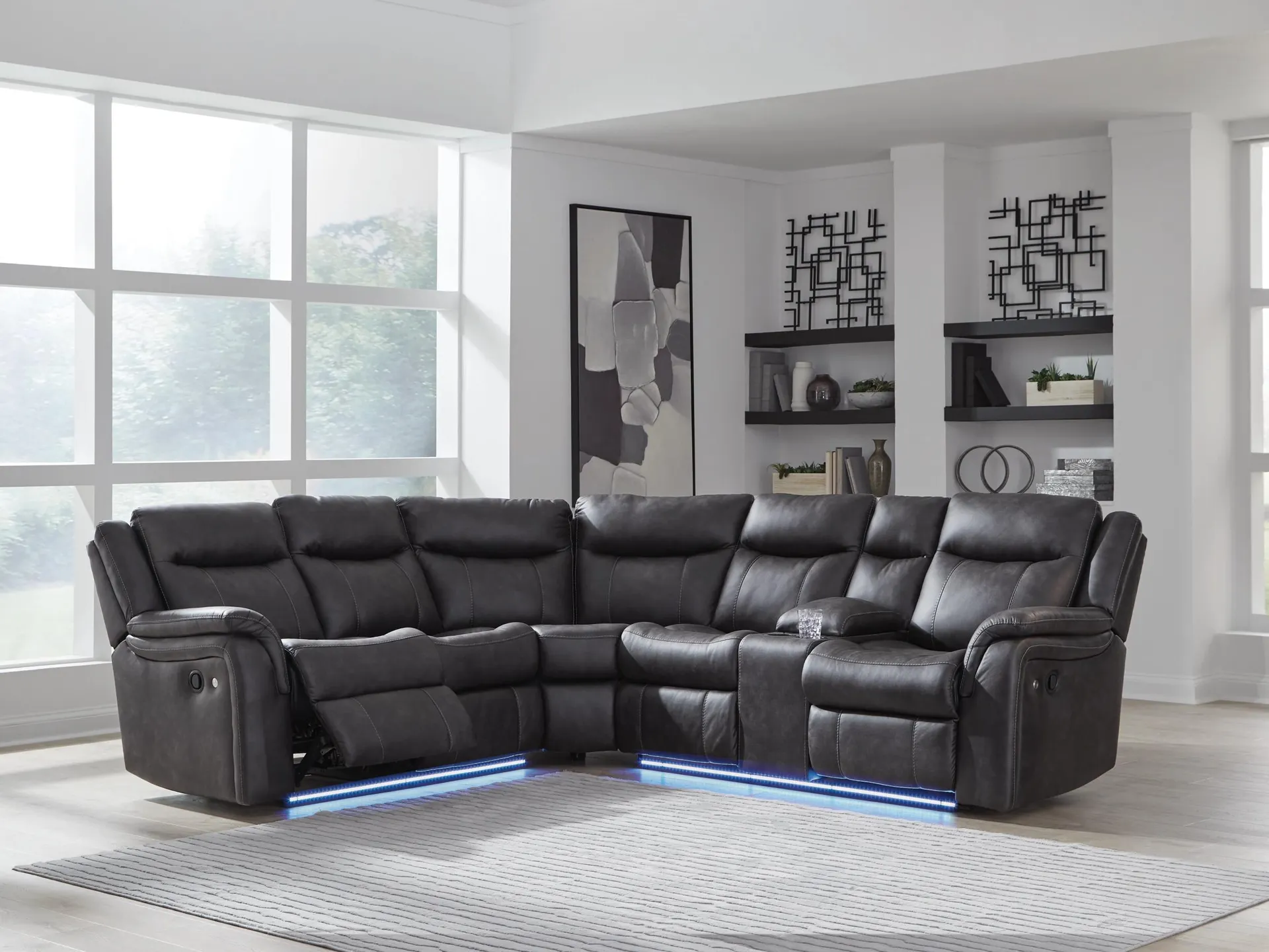 Perarrygin 2-Piece Manual Reclining Sectional