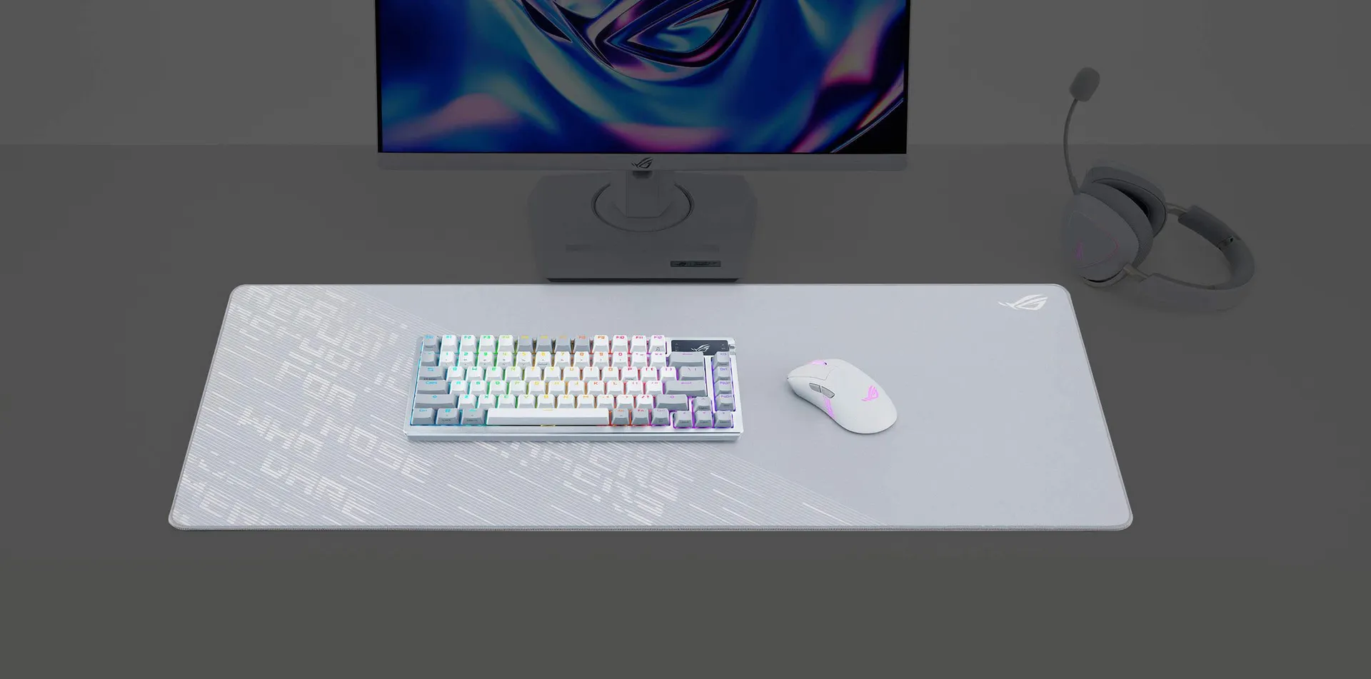 ROG Scabbard II Arctic Gray XXL Mouse Pad