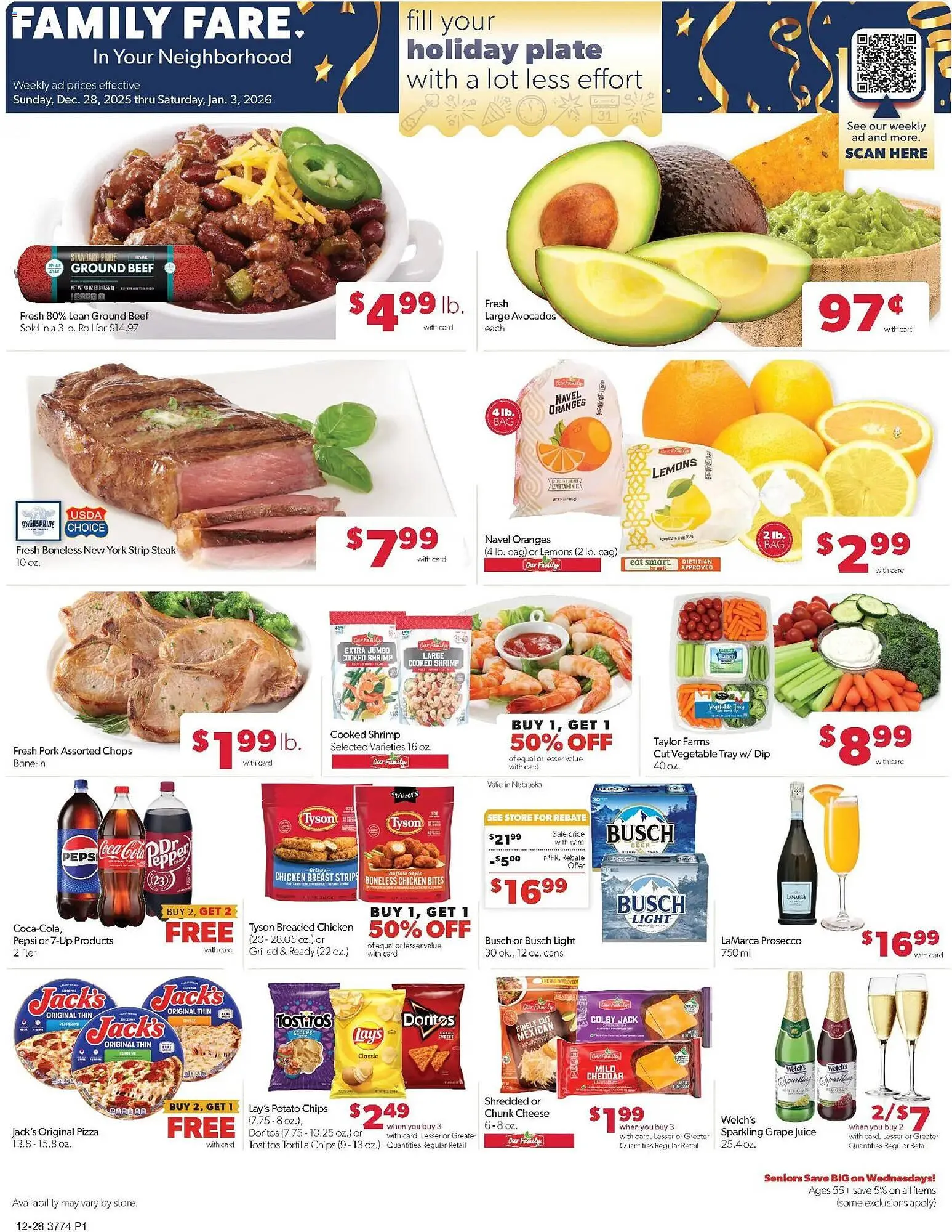 Weekly ad Family Fare weekly ad from December 28 to January 3 2026 - Page 1
