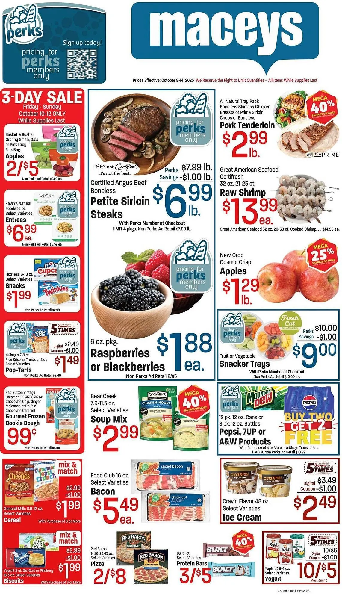 Weekly ad Maceys weekly ad from October 8 to October 14 2025 - Page 1