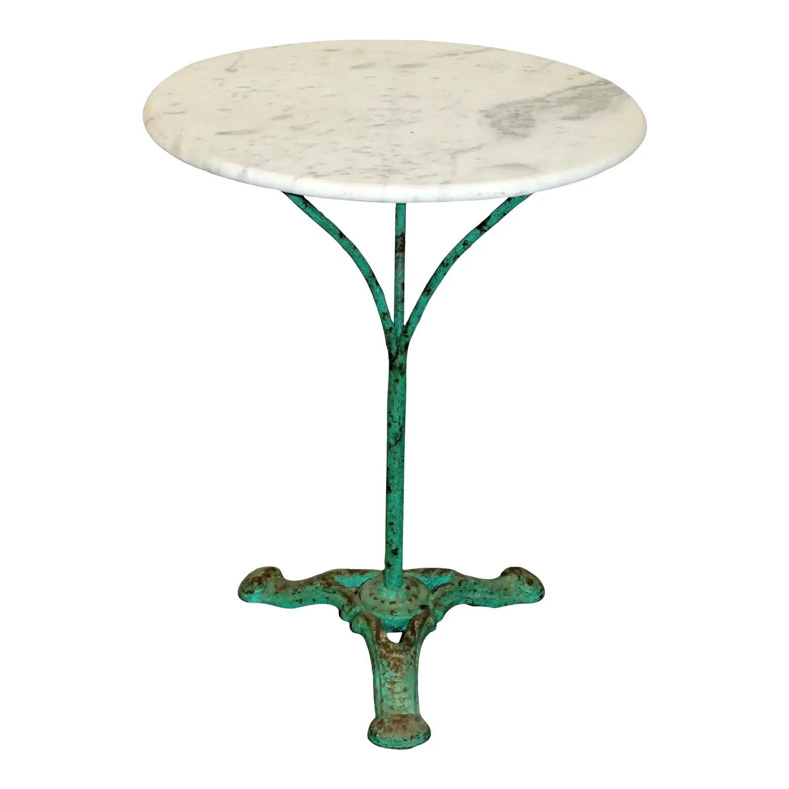 Early 20th Century French Marble Bistro Table