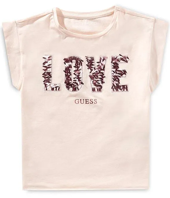 Big Girls Short Sleeve Love T-Shirt