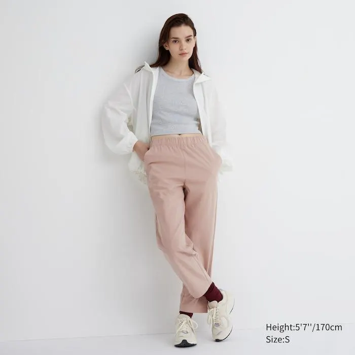 Cotton Relaxed Ankle Pants