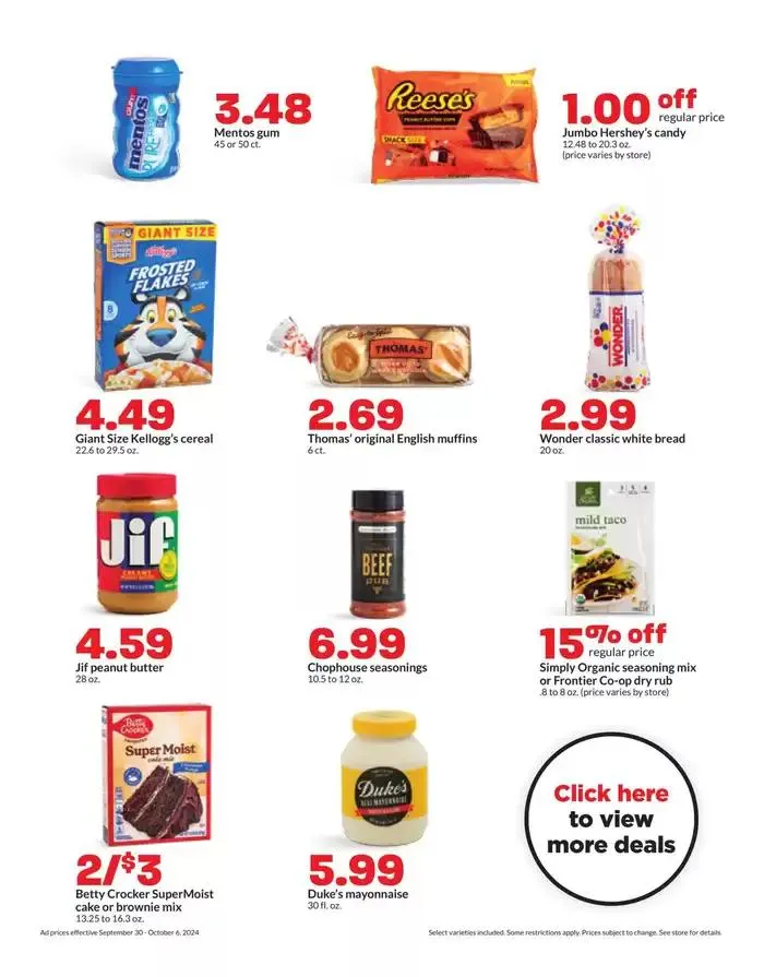 Weekly ad Top offers for smart savers from September 30 to October 6 2024 - Page 22