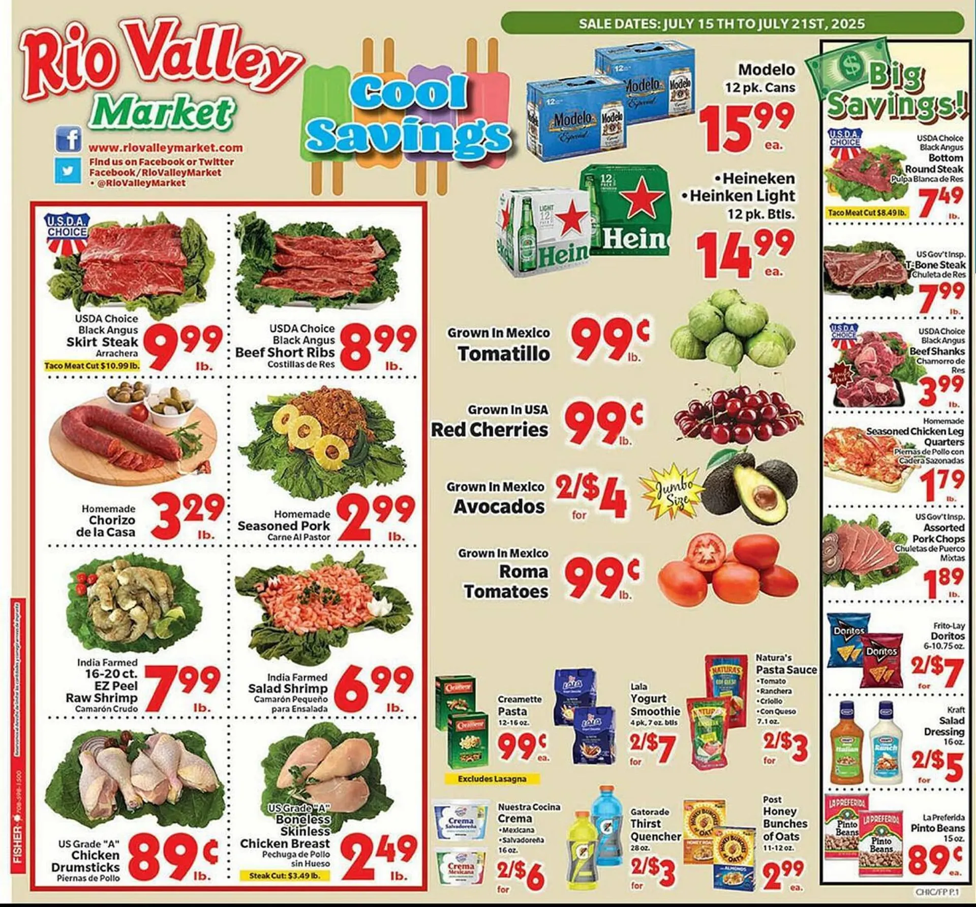 Rio Valley Market Weekly Ad - 1
