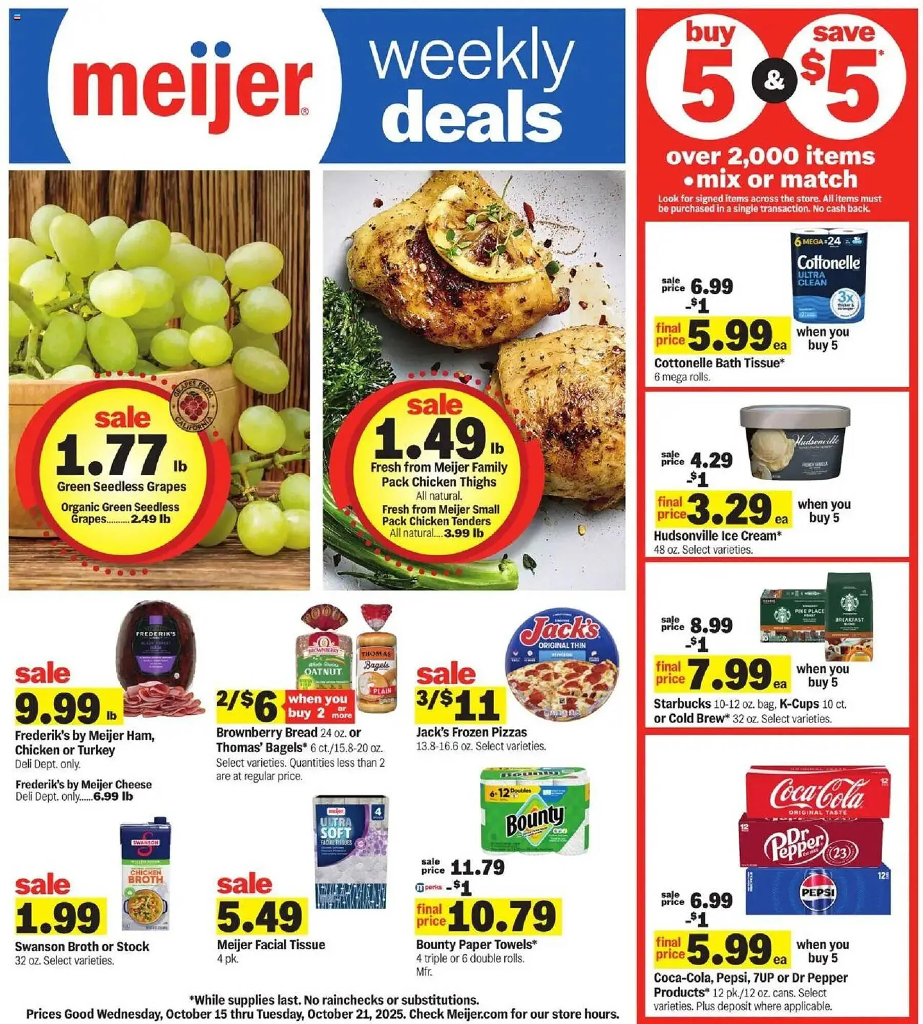 Weekly ad Meijer weekly ad from October 15 to October 21 2025 - Page 1