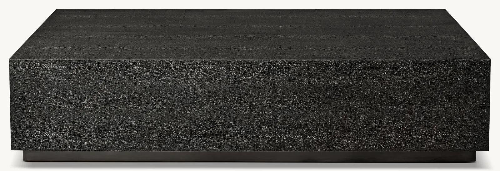GRAYDON SHAGREEN PLINTH COFFEE TABLE